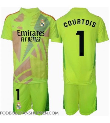 Real Madrid Thibaut Courtois #1 Målmand Tredjetrøje Børn 2024-25 Kortærmet (+ Korte bukser)